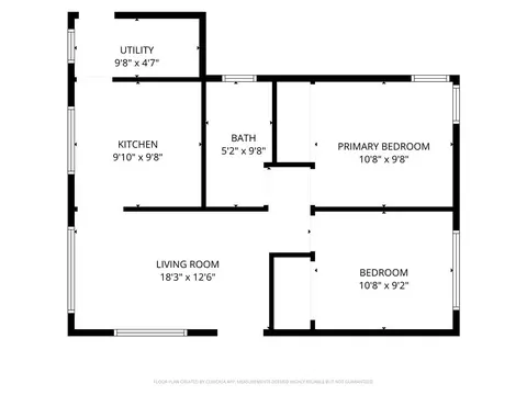 Floorplan - 3439 Arthur Ave, Mojave, CA 93501 photo 1 of 1