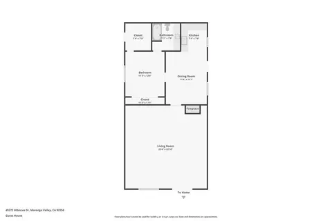 Floorplan - 49272 Hibiscus Dr, Morongo Valley, CA 92256 photo 2 of 2