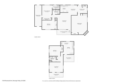 Floorplan - 11618 Rosewood Ave, Morongo Valley, CA 92256 photo 1 of 3