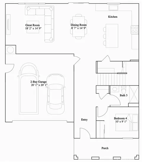 Floorplan - 2386 Peach Tree Ln, Perris, CA 92570 photo 1 of 2