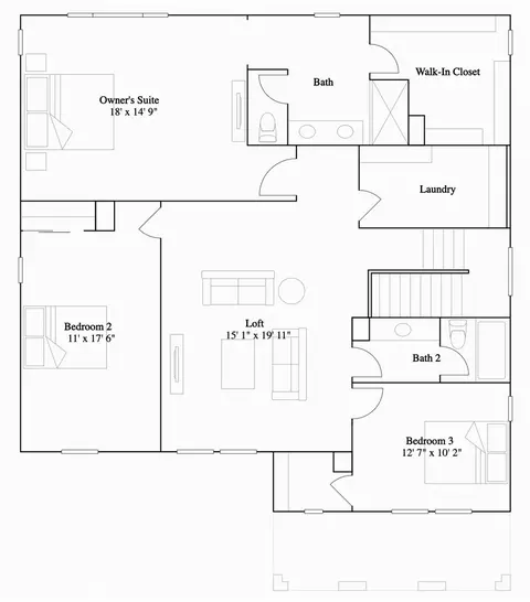 Floorplan - 2386 Peach Tree Ln, Perris, CA 92570 photo 2 of 2