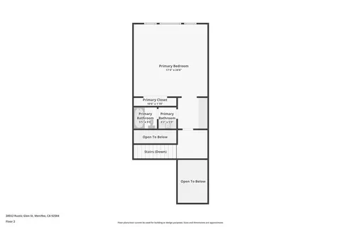 Floorplan - 28552 Rustic Glen St, Menifee, CA 92584 photo 2 of 3