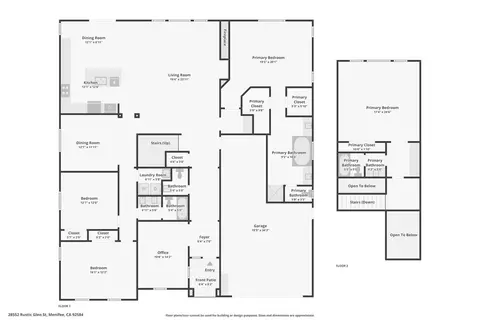 Floorplan - 28552 Rustic Glen St, Menifee, CA 92584 photo 3 of 3
