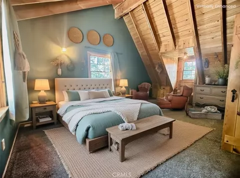 Bedroom - 349 Golf Course Rd, Lake Arrowhead, CA 92352 photo 12 of 13