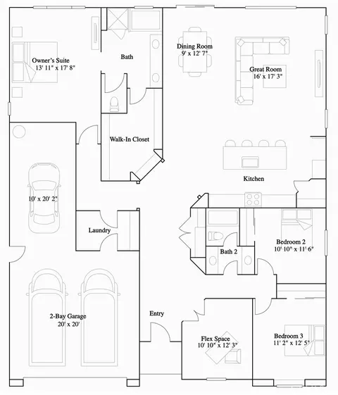 Floorplan - 372 Deer Lane Way, Perris, CA 92570 photo 1 of 1