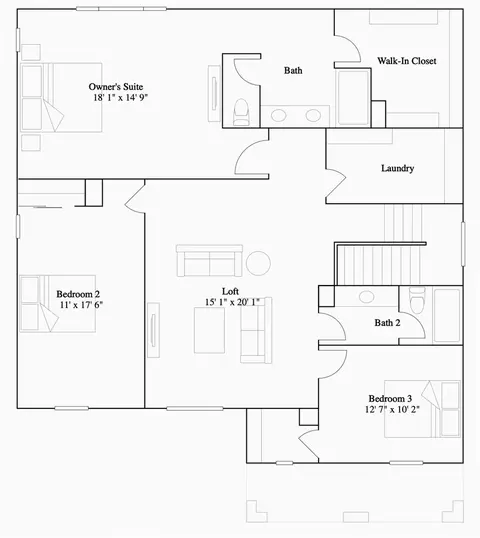 Floorplan - 7438 Bucknell Ave, Hesperia, CA 92345 photo 2 of 2