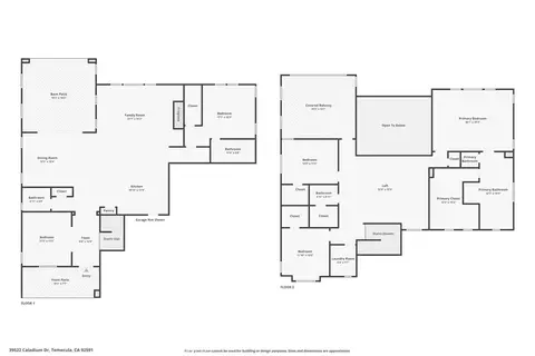 Floorplan - 39522 Caladium Dr, Temecula, CA 92591 photo 1 of 3