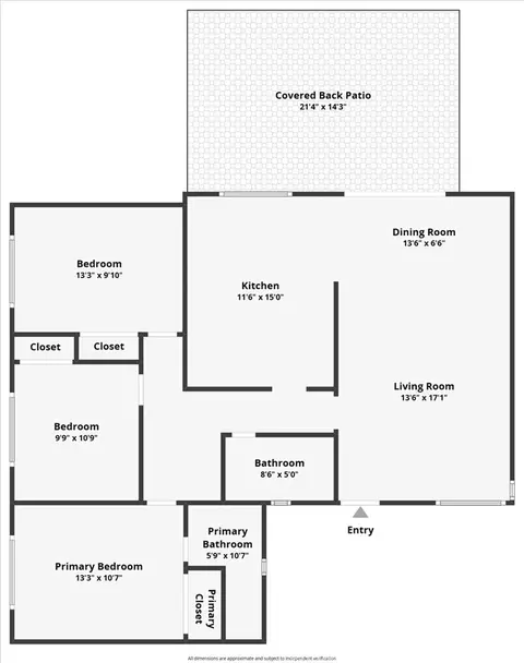Floorplan - 1354 S Maple, Escondido, CA 92025 photo 1 of 1