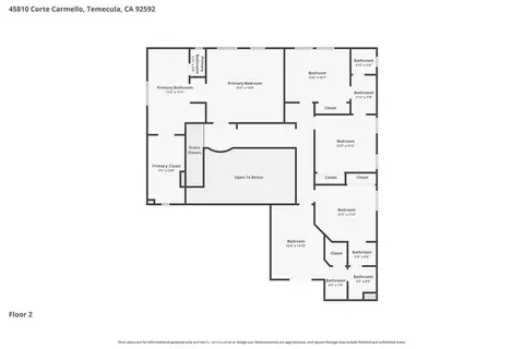 Floorplan - 45810 Corte Carmello, Temecula, CA 92592 photo 2 of 3