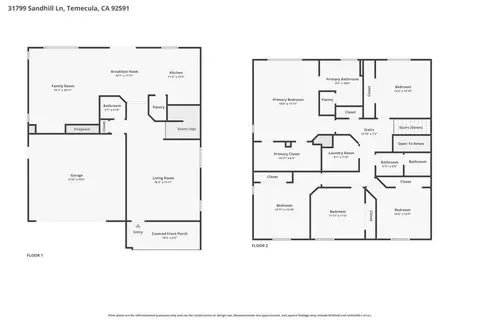 Floorplan - 31799 Sandhill, Temecula, CA 92591 photo 1 of 1
