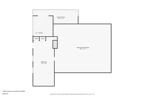 Floorplan - 10960 Treeside Ln, Escondido, CA 92026 photo 1 of 3