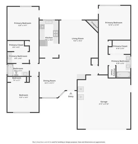 Floorplan - 2534 Beech Tree St, Hemet, CA 92545 photo 1 of 1