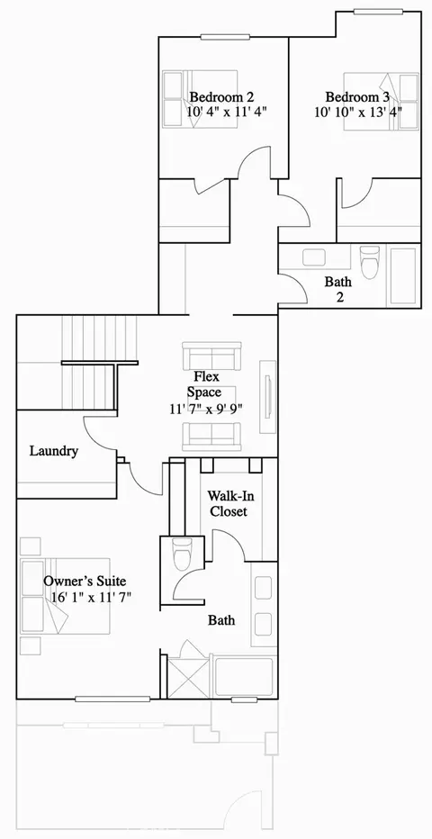 Floorplan - 2843 E Amberley Privado, Ontario, CA 91762 photo 2 of 2