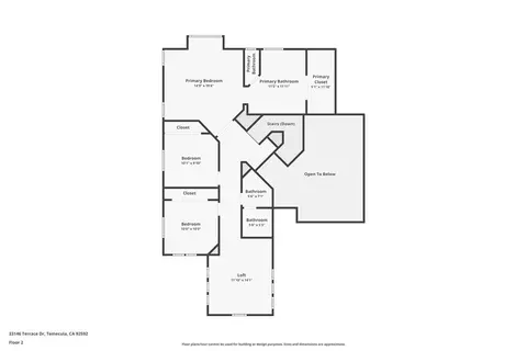 Floorplan - 33146 Terrace, Temecula, CA 92592 photo 1 of 3