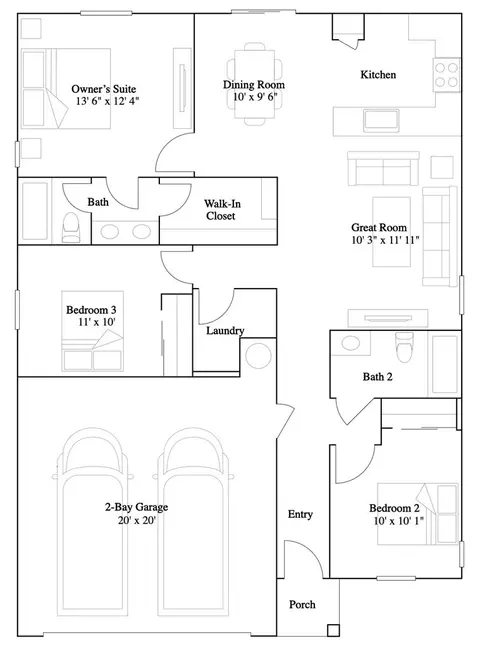 Floorplan - 1344 Derby Dr, San Jacinto, CA 92582 photo 1 of 1