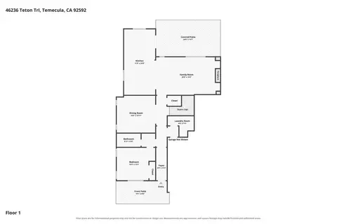 Floorplan - 46236 Teton, Temecula, CA 92592 photo 1 of 3