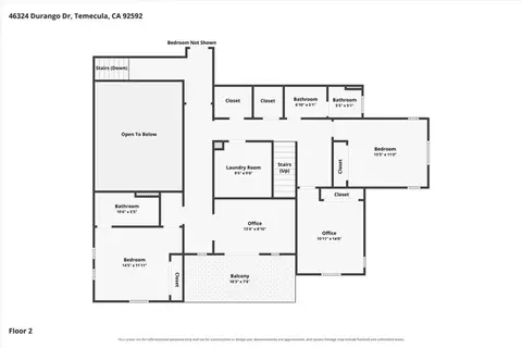 Floorplan - 46324 Durango Dr, Temecula, CA 92592 photo 3 of 4