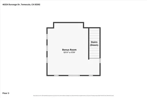 Floorplan - 46324 Durango Dr, Temecula, CA 92592 photo 4 of 4