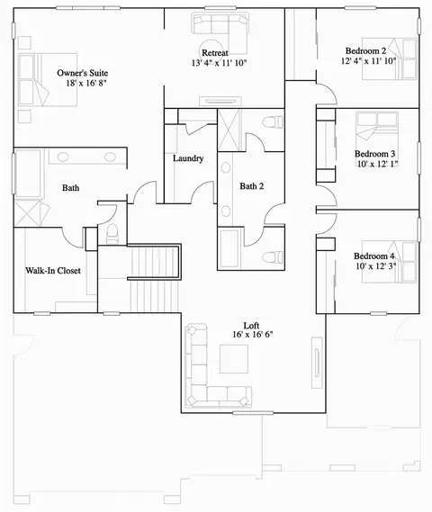 Floorplan - 7488 Penn Ave, Hesperia, CA 92345 photo 2 of 2
