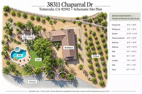 Floorplan - 38311 Chaparral Dr, Temecula, CA 92592 photo 1 of 2
