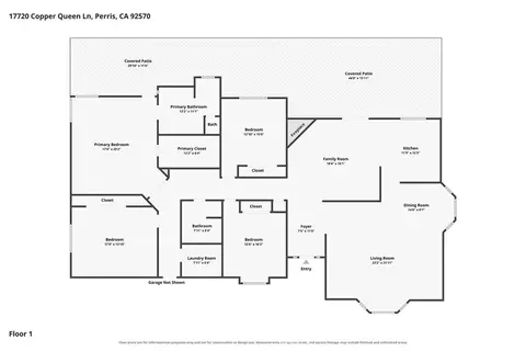 Floorplan - 17720 Copper Queen, Perris, CA 92570 photo 1 of 1
