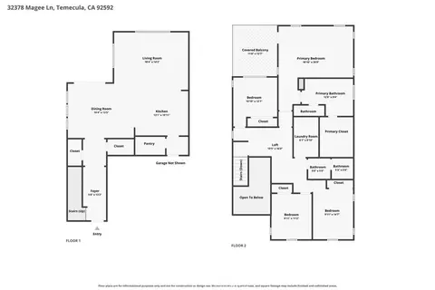 Floorplan - 32378 Magee, Temecula, CA 92592 photo 1 of 1