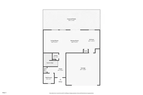 Floorplan - 702 Gloriosa Ave, Perris, CA 92571 photo 2 of 3