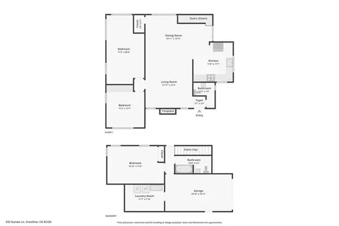 Floorplan - 532 Sunset, Crestline, CA 92325 photo 3 of 3