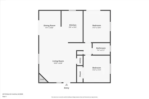 Floorplan - 25172 Moon Dr, Crestline, CA 92325 photo 1 of 1