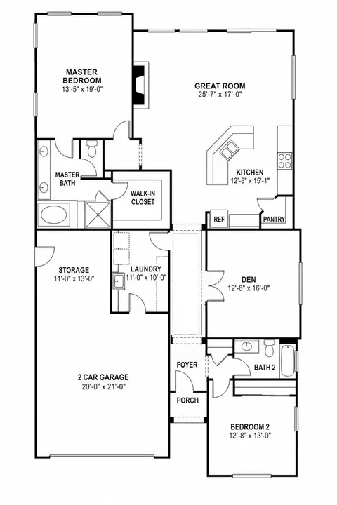 Floorplan - 467 Madera Crk, Beaumont, CA 92223 photo 1 of 1