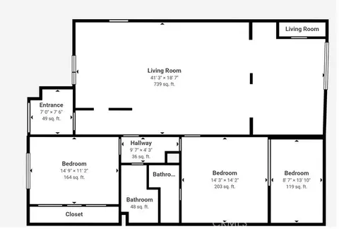 Floorplan - 326 E 7th, San Jacinto, CA 92583 photo 1 of 2