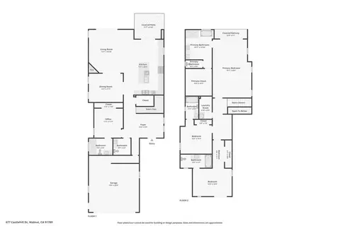 Floorplan - 677 Castlehill, Walnut, CA 91789 photo 1 of 1