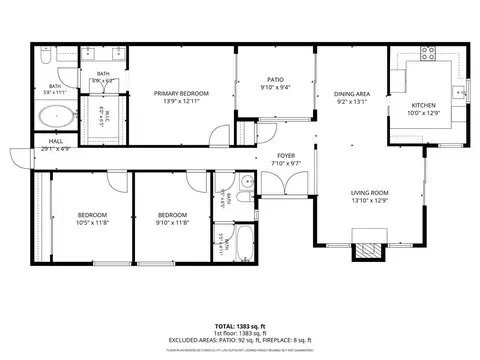 Floorplan - 451 Corte Rojo, Upland, CA 91786 photo 1 of 2