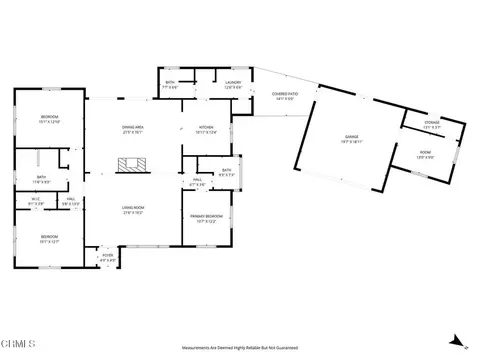 Floorplan - 203 Foothill Rd, Ojai, CA 93023 photo 1 of 2