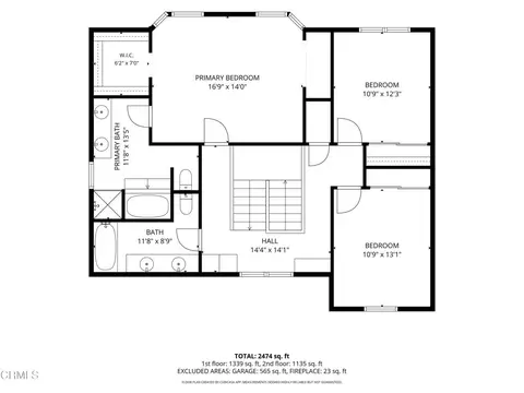 Floorplan - 2134 Cold Stream Ct, Oxnard, CA 93036 photo 2 of 3