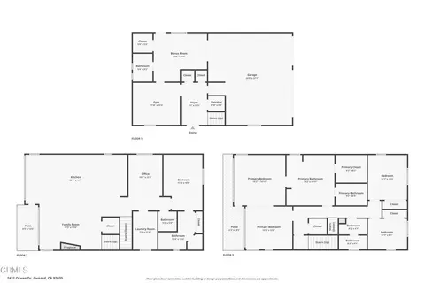 Floorplan - 2421 Ocean Dr, Oxnard, CA 93035 photo 1 of 2