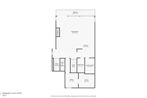 Floorplan - 3445 Ocean Dr, Oxnard, CA 93035 photo 2 of 4