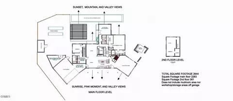 Floorplan - 1417 Foothill Rd, Ojai, CA 93023 photo 2 of 2