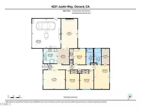 Floorplan - 4221 Justin Way, Oxnard, CA 93033 photo 1 of 2