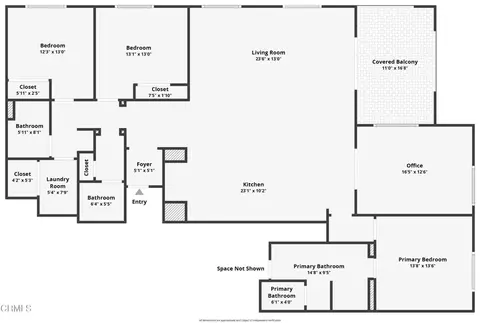 Floorplan - 2810 Wagon Wheel Rd #304, Oxnard, CA 93036 photo 1 of 1