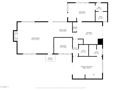 Floorplan - 1310 Mcandrew Rd, Ojai, CA 93023 photo 1 of 1