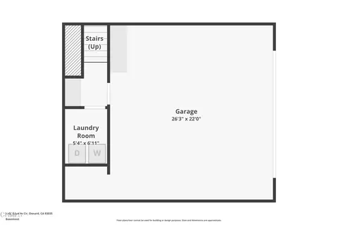 Floorplan - 1337 Bayside Cir, Oxnard, CA 93035 photo 2 of 4