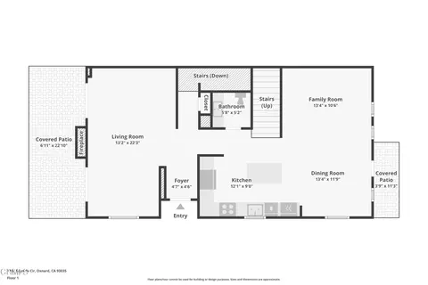 Floorplan - 1337 Bayside Cir, Oxnard, CA 93035 photo 1 of 4