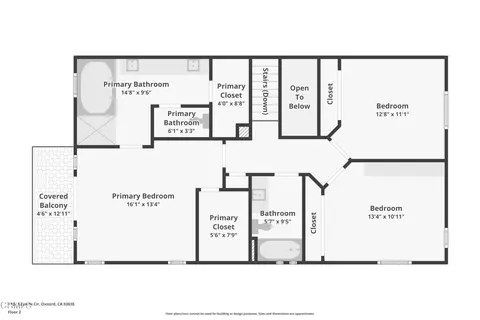 Floorplan - 1337 Bayside Cir, Oxnard, CA 93035 photo 3 of 4