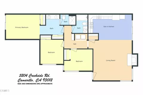 Floorplan - 5204 Creekside Rd, Camarillo, CA 93012 photo 1 of 1