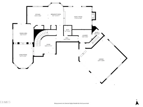 Floorplan - 420 Andrew Dr, Ojai, CA 93023 photo 5 of 6