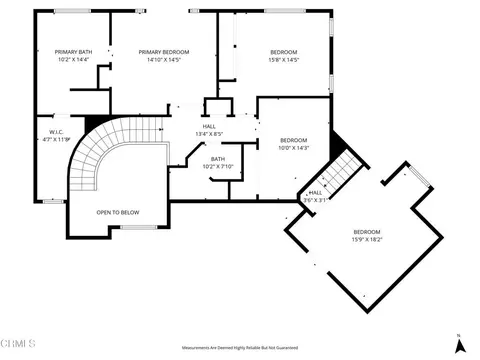 Floorplan - 420 Andrew Dr, Ojai, CA 93023 photo 3 of 6