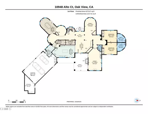 Floorplan - 10948 Alto Ct, Oak View, CA 93022 photo 2 of 2
