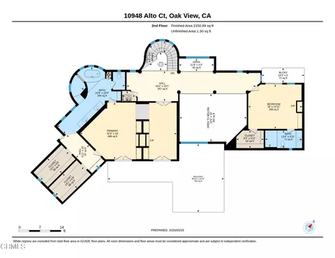Floorplan - 10948 Alto Ct, Oak View, CA 93022 photo 1 of 2