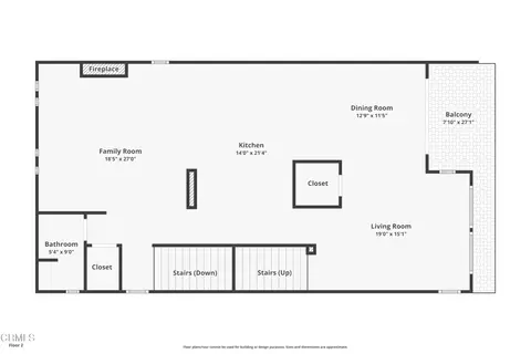 Floorplan - 3349 Ocean Dr, Oxnard, CA 93035 photo 3 of 5